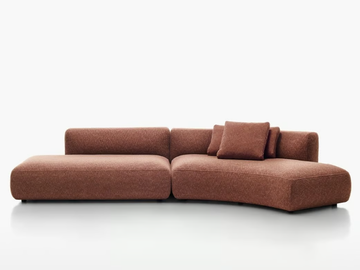 COSY CURVE - Modular sectional curved fabric sofa by MDF Italia - view 2